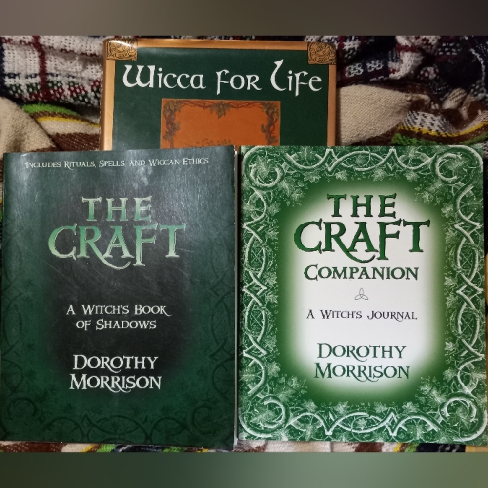 Lot of 3 Wiccan craft books